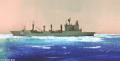 Picture of the USS Platte by FREDERICK WAGNER